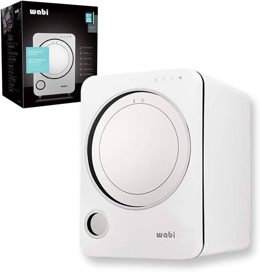 Wabi UV-C Sterilizer and Dryer for Baby Bottles, Electronic Devices and Kitchen Wares, Low Heat U... | Amazon (US)