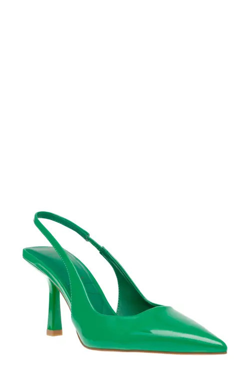 Anne Klein Indianna Slingback Pump in Green at Nordstrom, Size 7 | Nordstrom