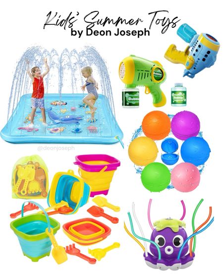 Looking for toys this summer? These are perfect for water activities when you are playing with your kids. 

#LTKhome #LTKkids #LTKfindsunder50