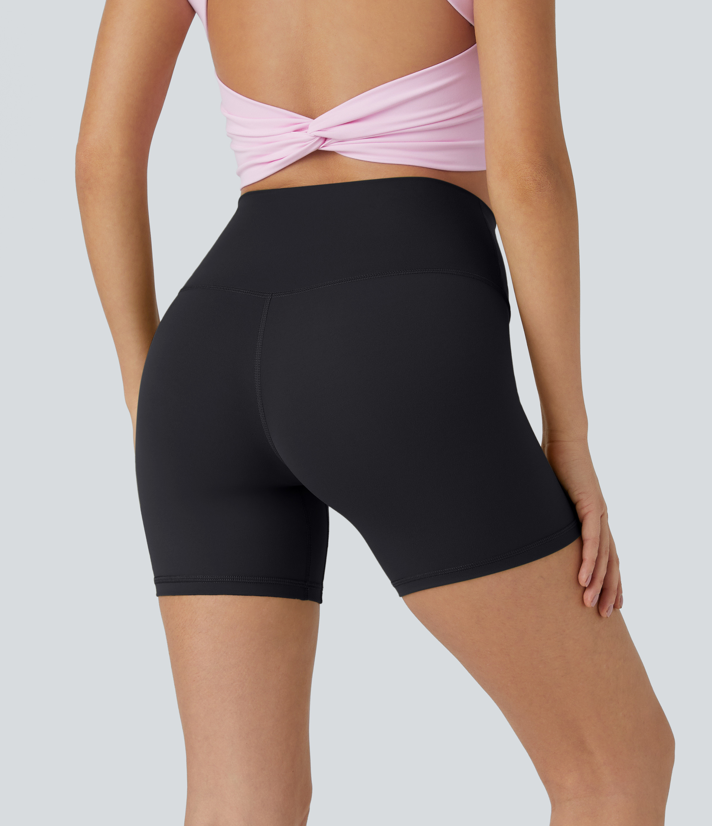 Halara High Waisted Biker Shorts - Midnight Adventure - Black - M biker shorts women black biker shorts womens biker shorts | HALARA