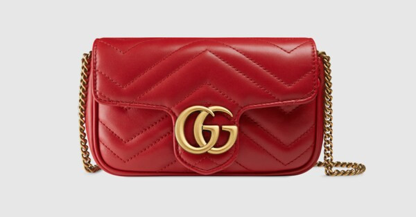 Gucci GG Marmont matelassé leather super mini bag | Gucci (US)