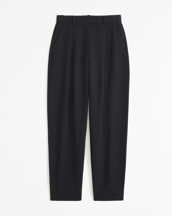 Ankle Grazing Tapered Tailored Pant | Abercrombie & Fitch (UK)