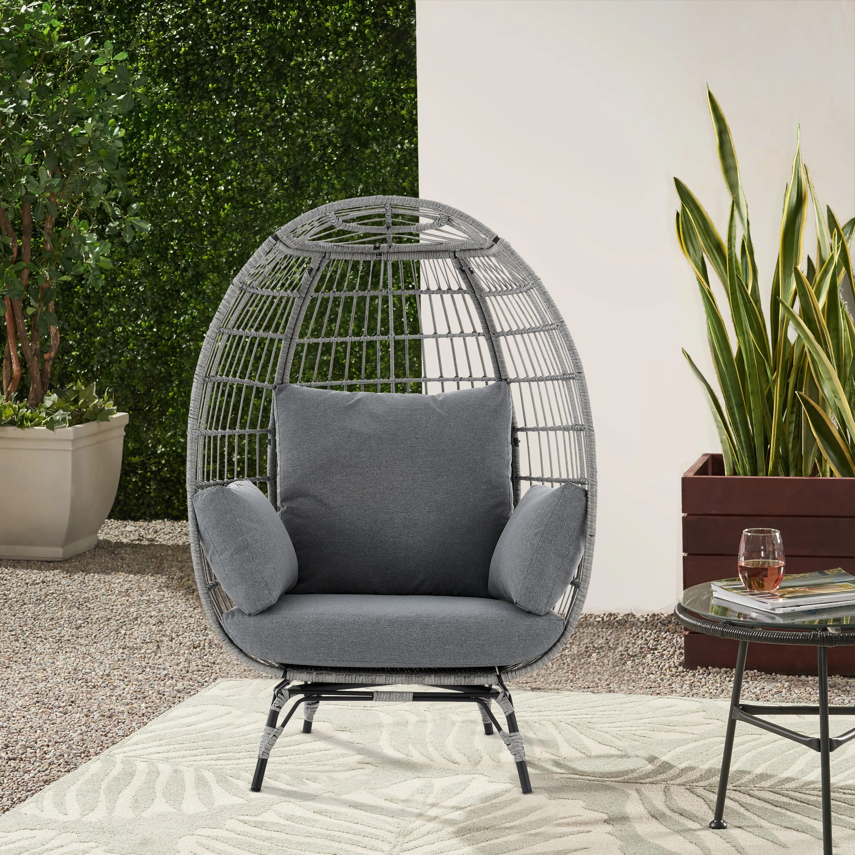 Bryn Outdoor Lounge Egg Chair | Wayfair North America