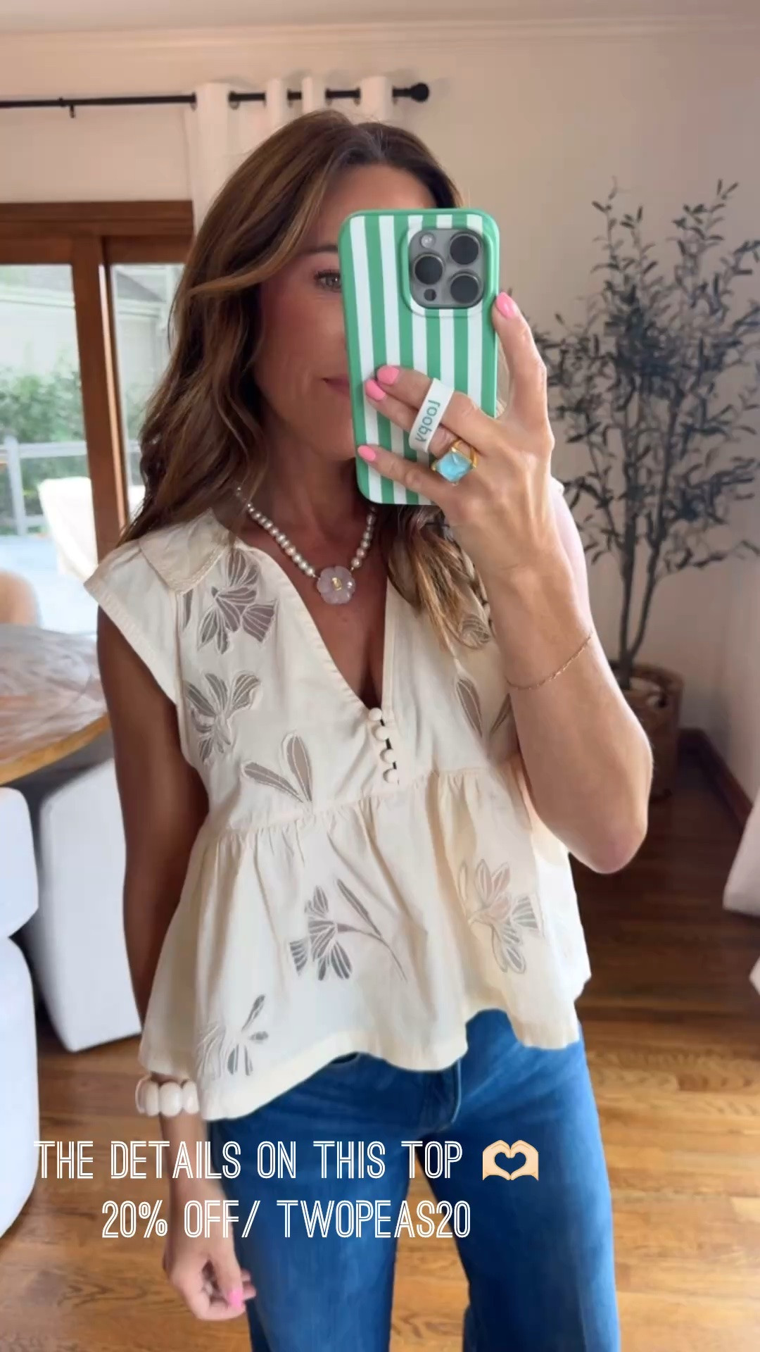 Love these details. 
20% code: twopeas20
XS here. Also in black
Jeans tts, 25 in the ankle length

#LTKootd #LTKSaleAlert #LTKOver40
