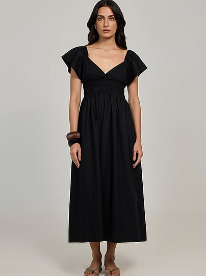 Summer Away Corvina Maxi Dress, Black, M - Women's Dresses - Victoria's Secret | Victoria's Secret (US / CA )