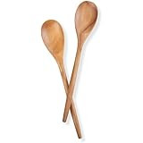 Wood Spoon, Healthy Acacia Wooden Cooking Spoons, Durable Kitchen Serving Spoon Scooper, Non Scra... | Amazon (US)