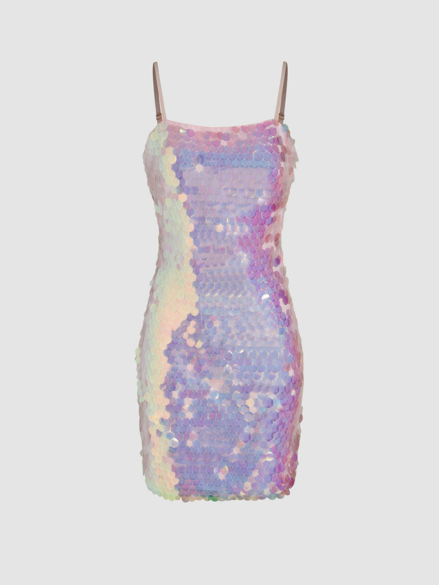 Sequin Collarless Mini Dress | Cider