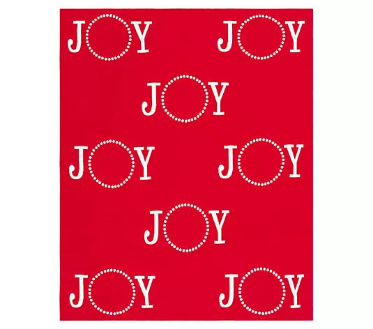 Safavieh Joy To The World Throw - QVC.com | QVC