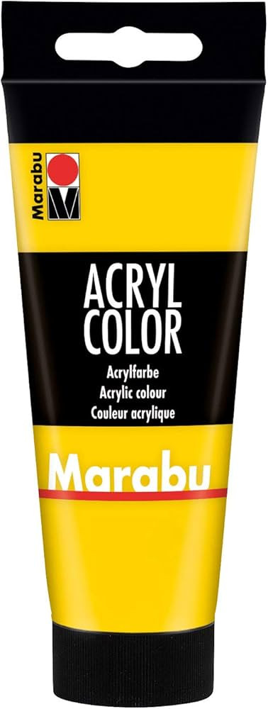 Marabu 120150019 - Peinture acrylique Acryl color - Jaune | Amazon (FR)