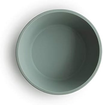 mushie Silicone Suction Bowl | BPA-Free Non-Slip Design (Cambridge Blue) | Amazon (US)