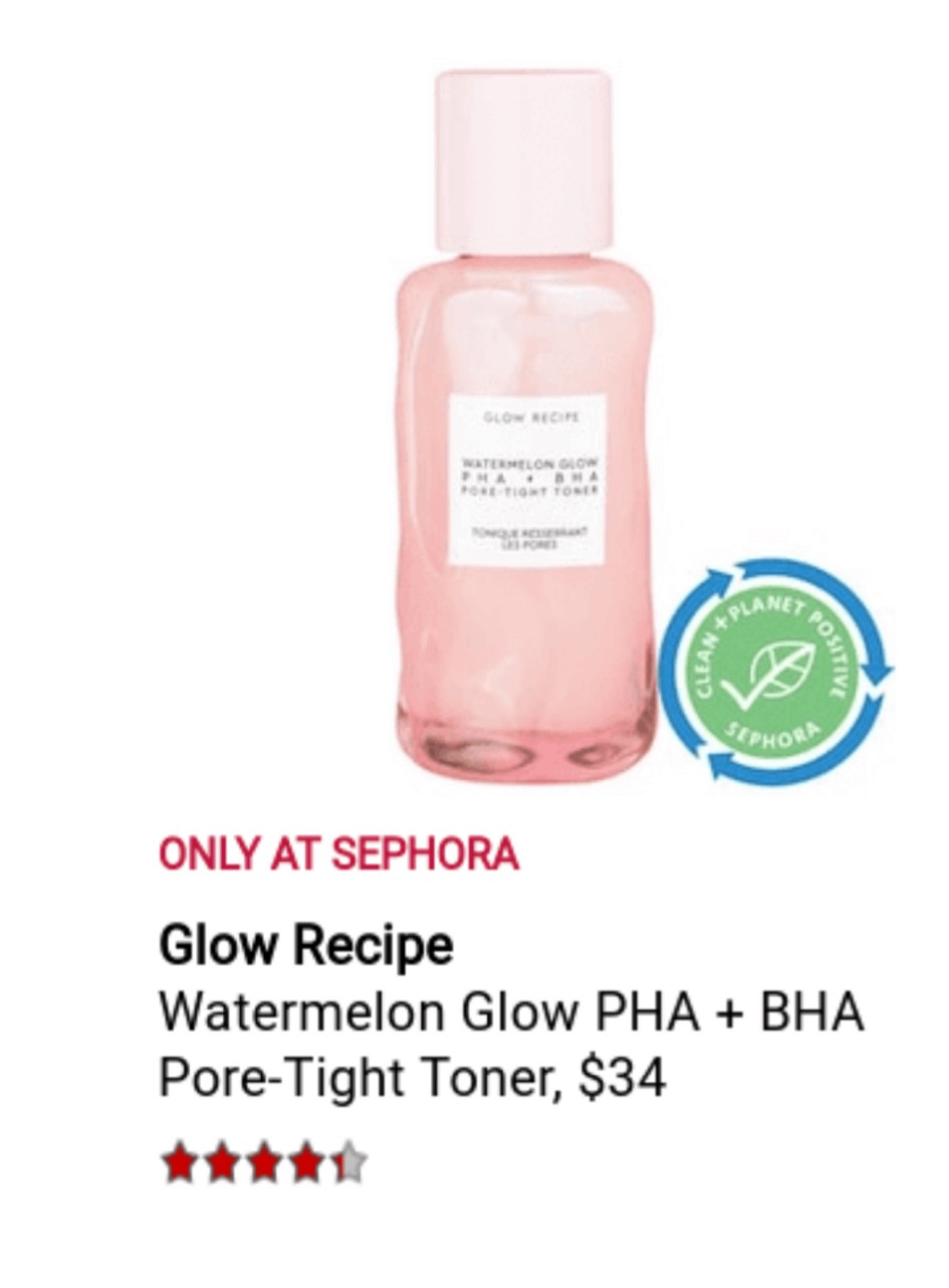 The mini watermelon toner from Glow Recipe makes a great gift! Grab it for your Galentine this year to pair with a gift card or other goodies! Valentine's Day gift. 

#LTKGiftGuide #LTKSeasonal