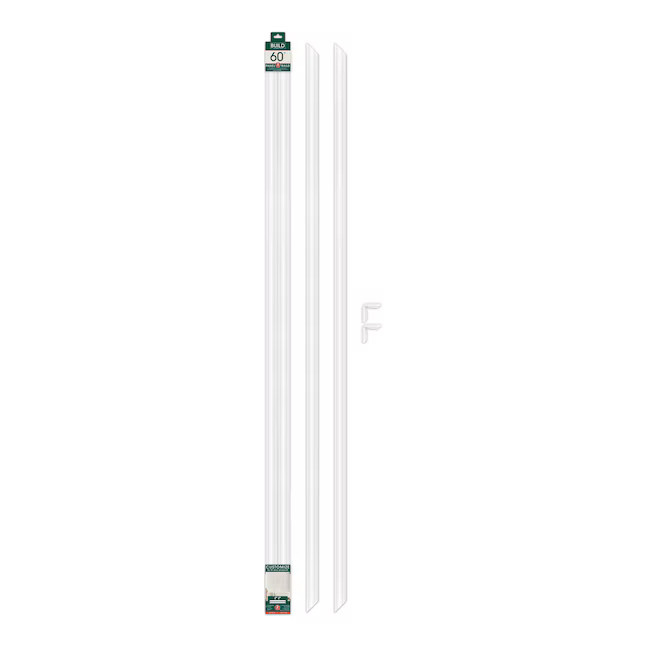 BUILD and BATTEN Wall Panel Rail Kit Finished Polystyrene Picture Frame Moulding 2 -Pack | Lowe's