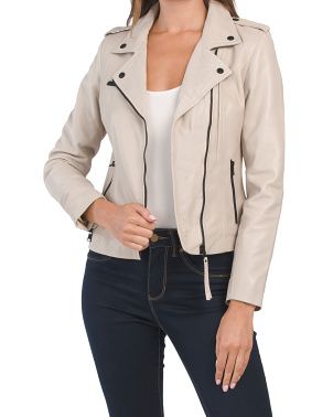 Leather Biker Jacket | TJ Maxx