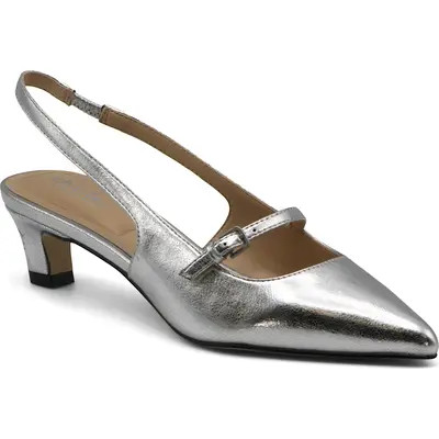 Charles by Charles David Adria Slingback Pump in Chrome-Mt at Nordstrom, Size 7 | Nordstrom