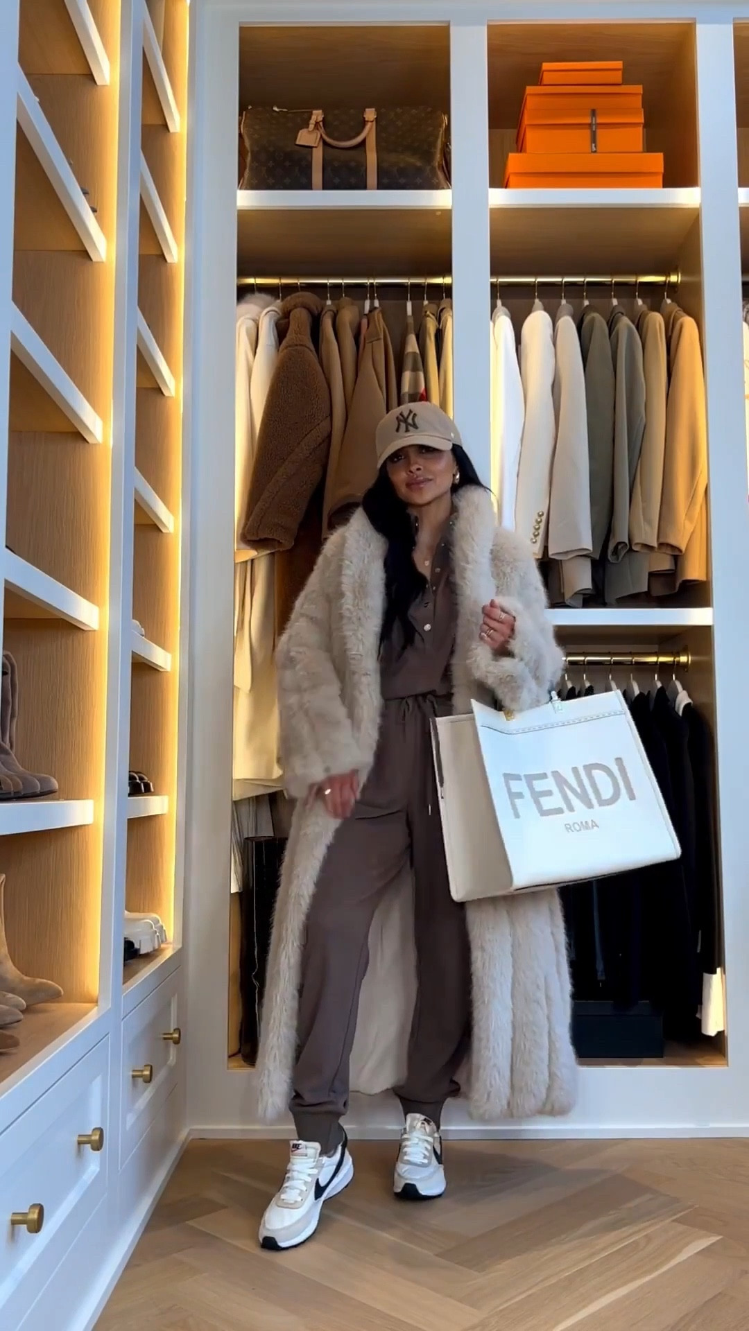 Winter travel outfit
Saks jumpsuit on sale
Faux fur coat
Nike sneakers on sale 



#LTKSaleAlert #LTKTravel #LTKSeasonal