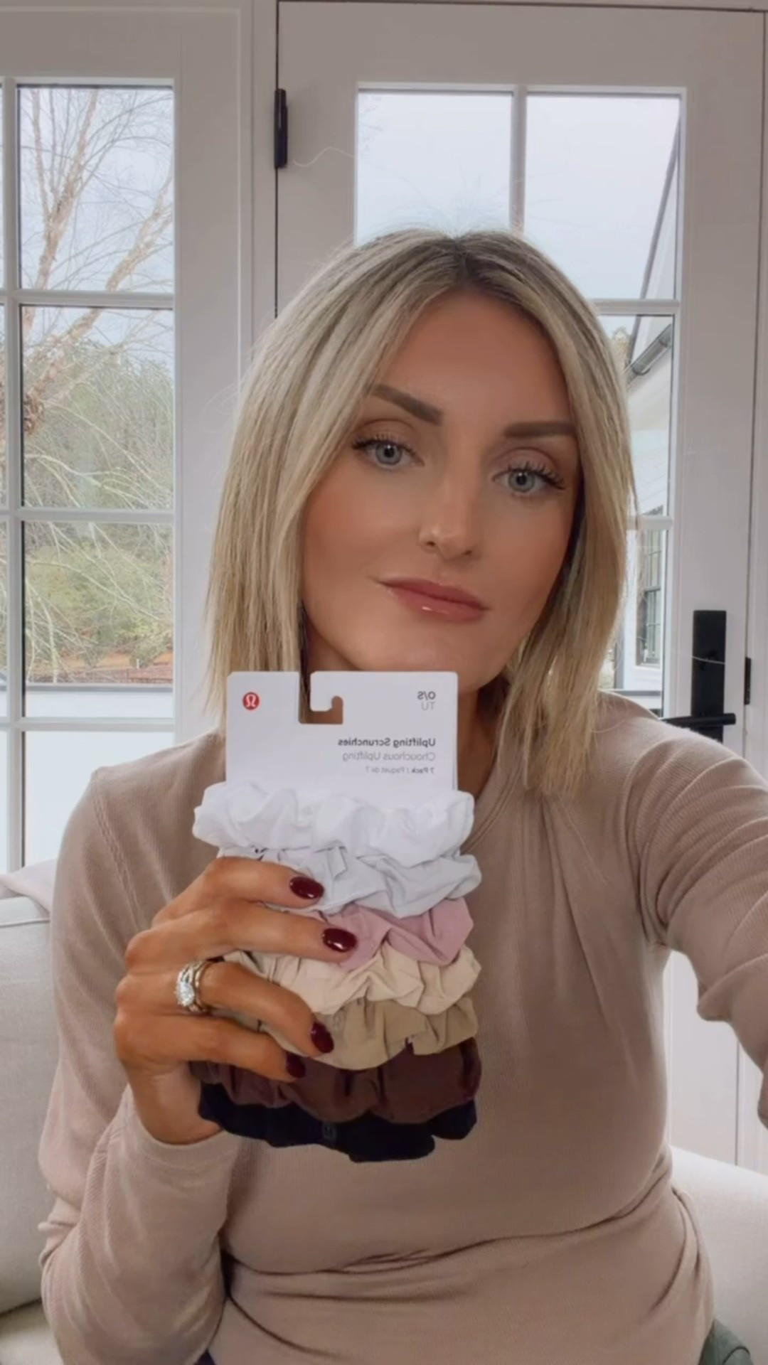 I absolutely love these lululemon scrunchies! I use them everytime I put my hair back! These come in a pack of 7, and you could easily get this pack and then add a scrunchie or two to other gifts as an add on! These gloves are called the “Women’s Wunder Train Gloves!” They are currently not available online, but I would check your local lululemon store! @lululemon #lululemoncreator #ad 

Loverly Grey, lululemon, scrunchie, favorite things party, hair, stocking stuffer 

#LTKFindsUnder50 #LTKGiftGuide