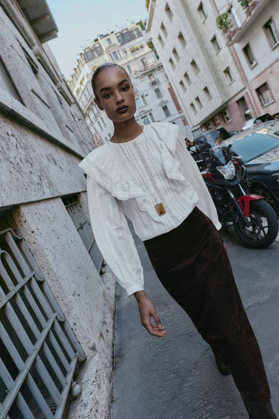 ROMANTIC RUFFLED SHIRT | Zara US