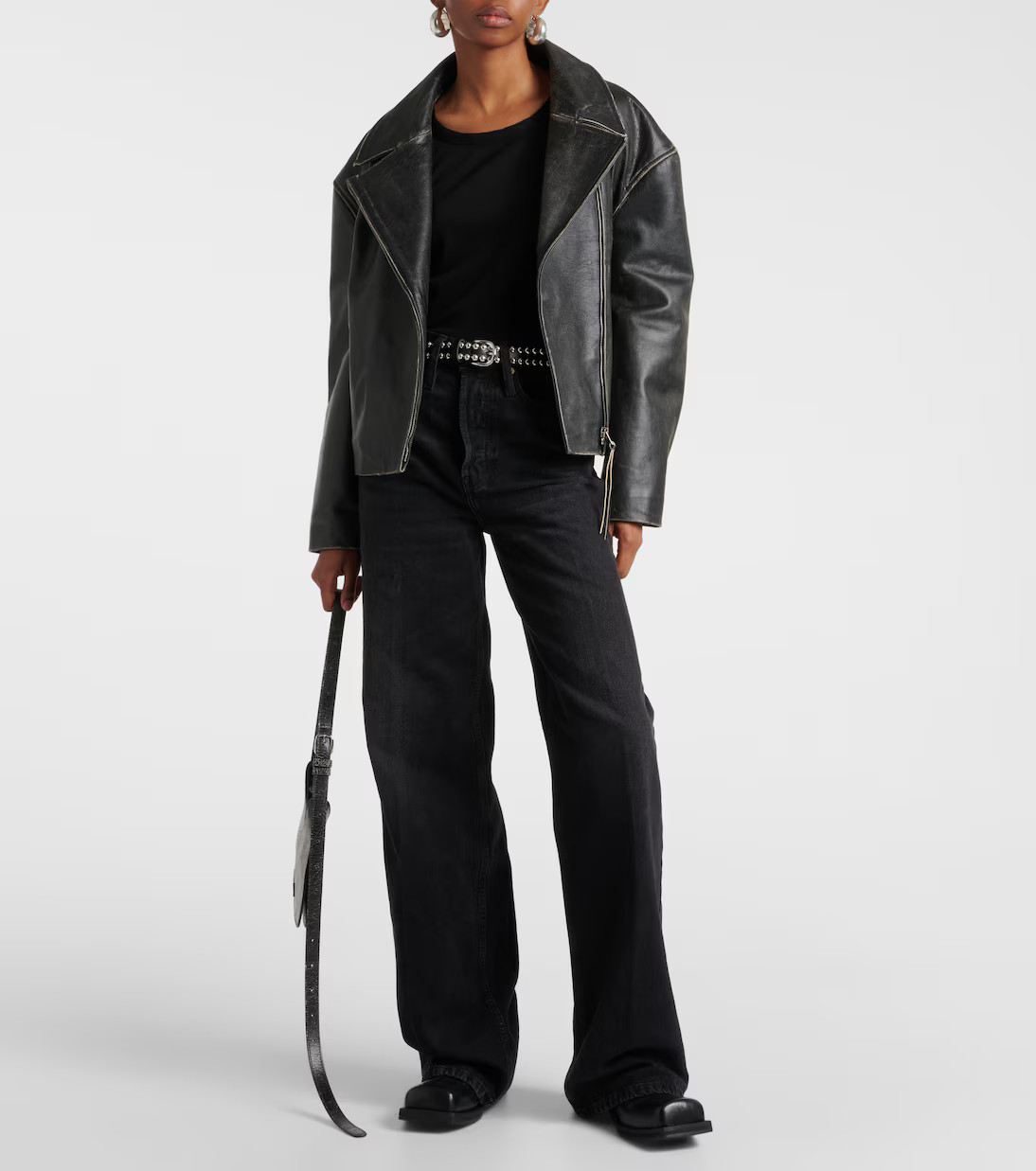 Jeans anchos de tiro alto | Mytheresa (INTL)