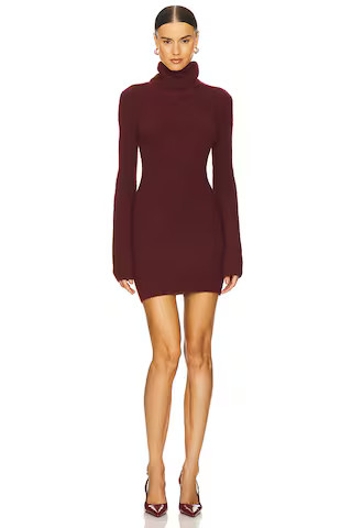 Soleil Scarf Dress in Burgundy | Revolve Clothing (Global)