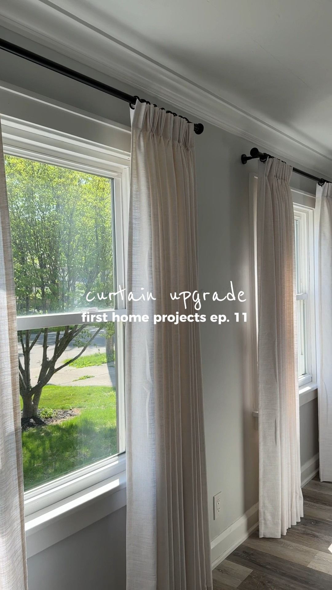 upgrading curtains in my main living space! @TWOPAGES 

 #twopageshome  #twopagescurtains #homedecor #livingroomdecor

#LTKHome #LTKdayinmylife #LTKSaleAlert