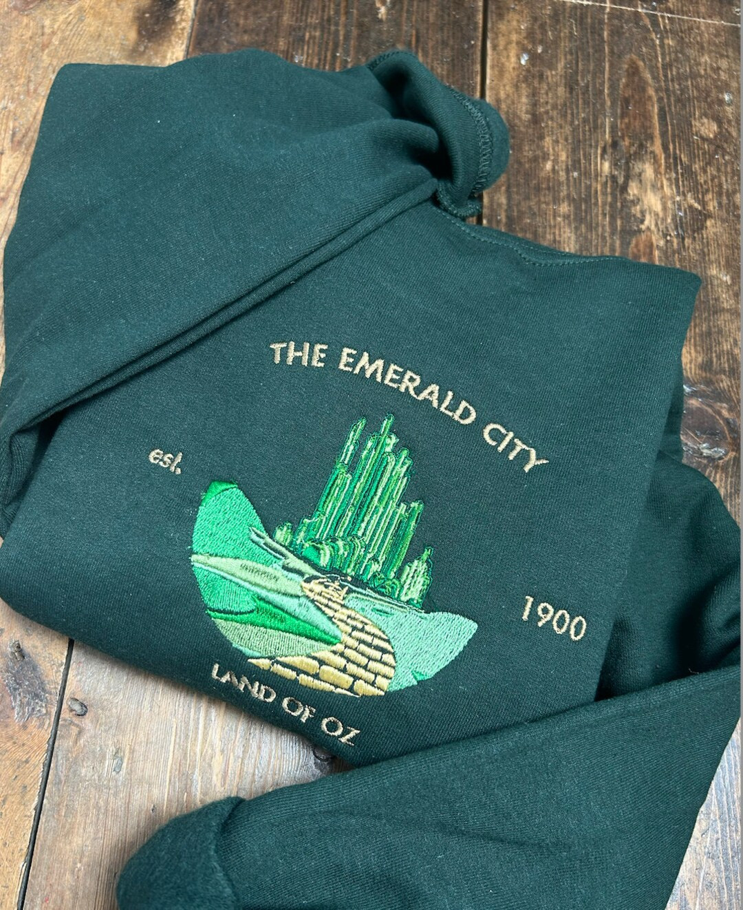 Emerald City Embroidered Sweatshirt/tshirt Birthday Gift for Fans - Etsy | Etsy (US)