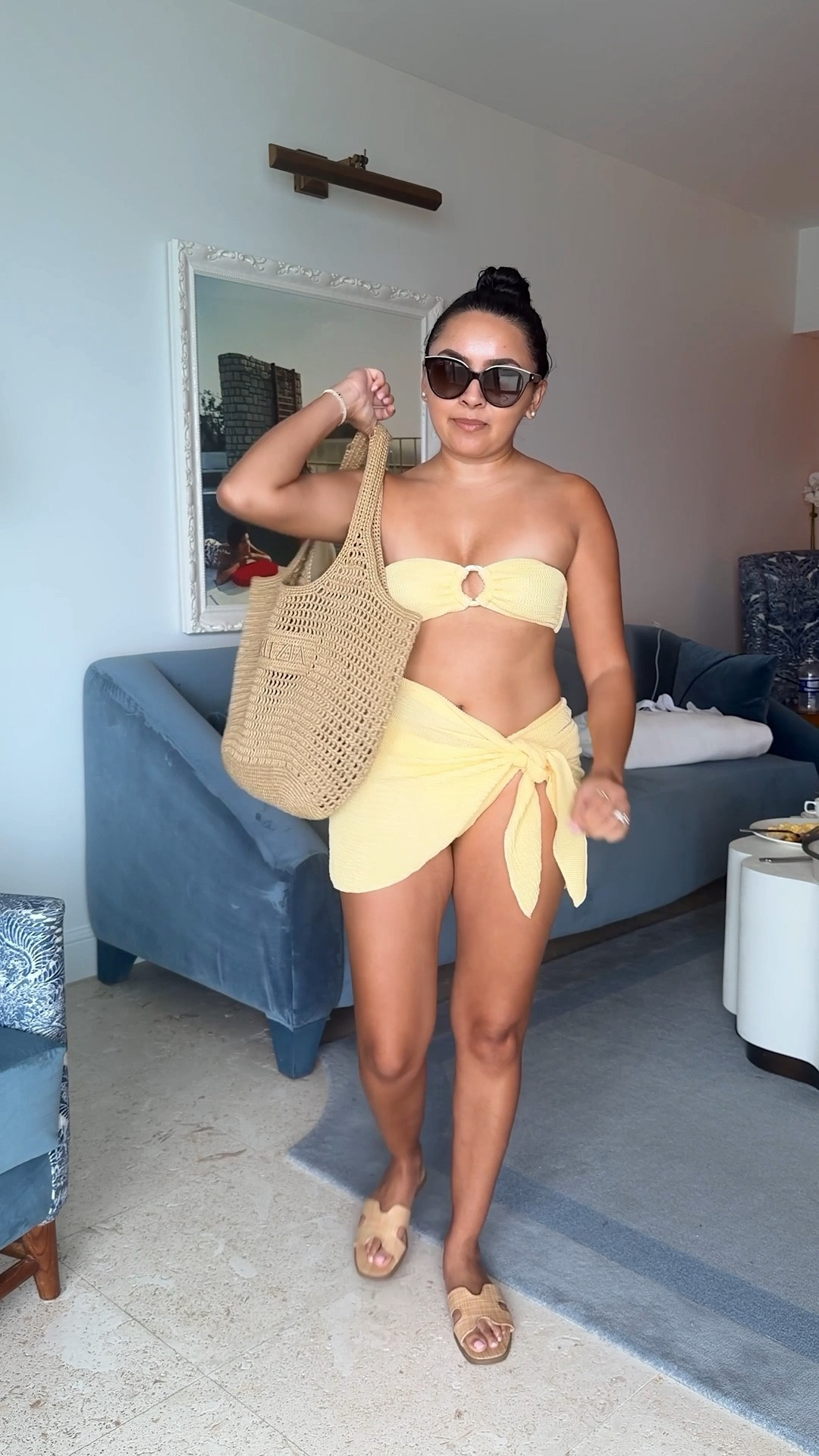 Yellow bikini top size P TTS
Yellow bikini bottoms size small TTS
Tie waist swimsuit coverup skirts size Petite/Small TTS
Sandals size 5.5 TTS - old from Target, similar linked!

#LTKTravel #LTKPetite #LTKgrwm