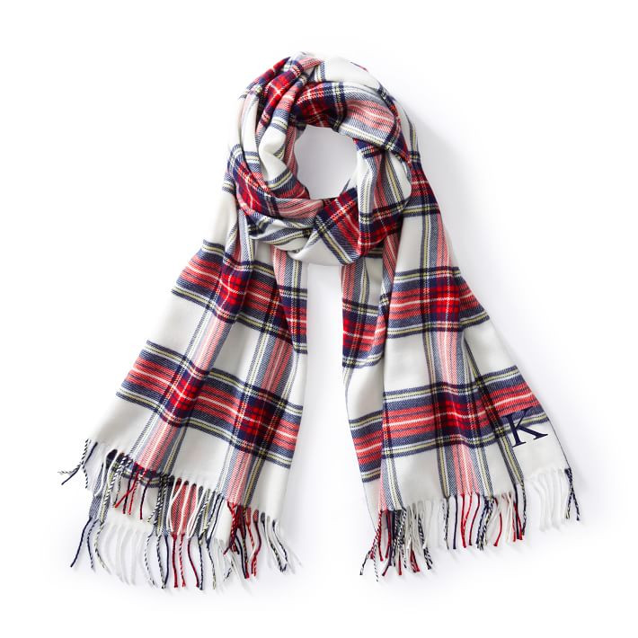 Italian Plaid Blanket Scarf | Mark and Graham