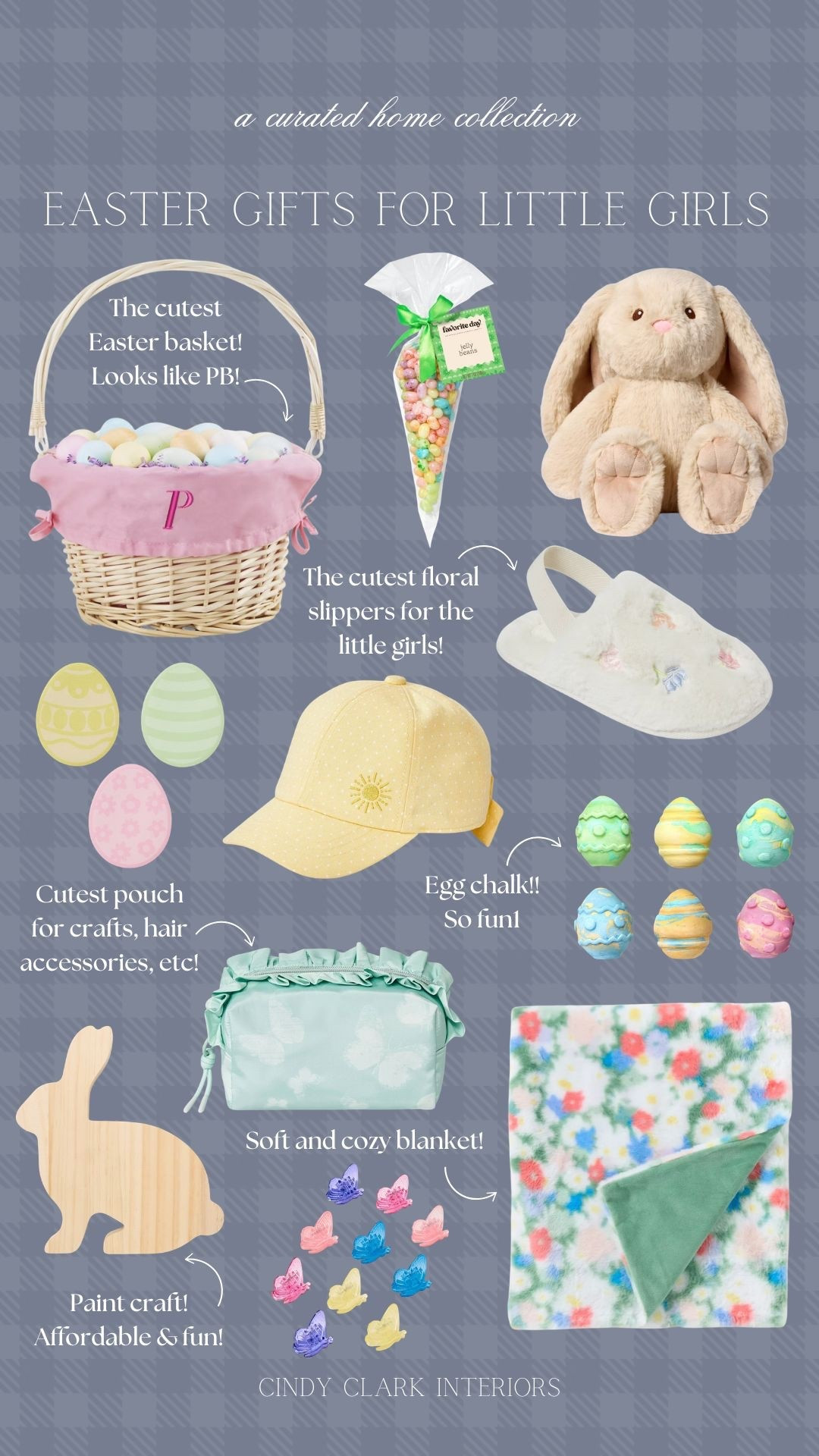 The cutest Easter gift ideas for the little girls! Everything from the basket to candy, stuffed animals, spring and summer accessories, cozy finds, and more. All from Target! 