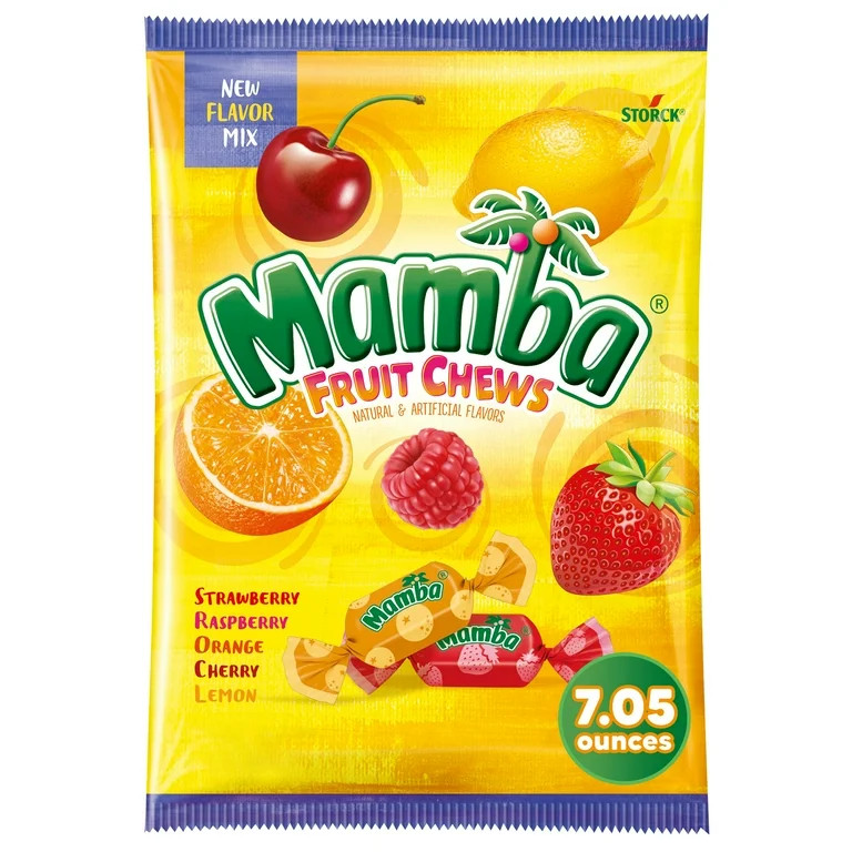 Mamba Fruit Chews Chewy Candy, 7.05oz | Walmart (US)