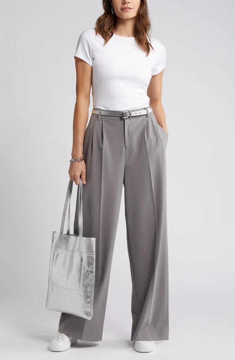 Halogen® Essential Compression T-Shirt | Nordstrom | Nordstrom