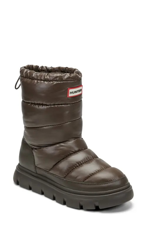 Hunter Maribel Waterproof Snow Boot in Brown at Nordstrom, Size 9 | Nordstrom