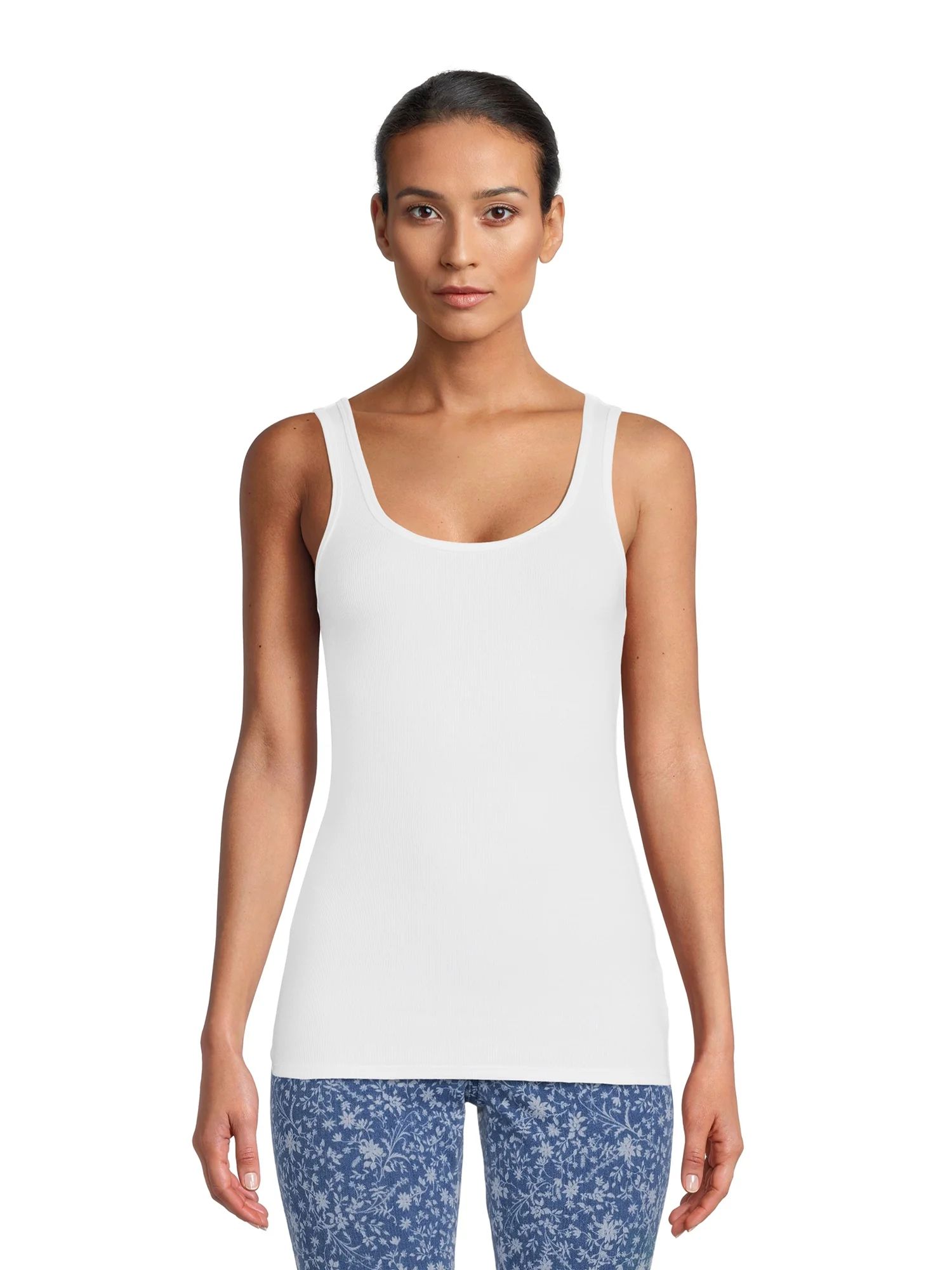 Time and Tru Women's Rib Tank Top | Walmart (US)