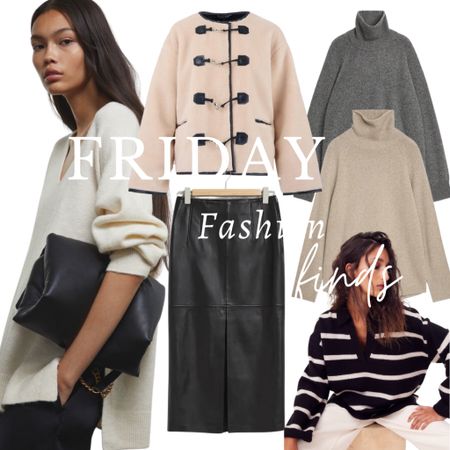 Friday Finds 

Jumpers, leather skirt, cashmere, Toteme 

#LTKSeasonal