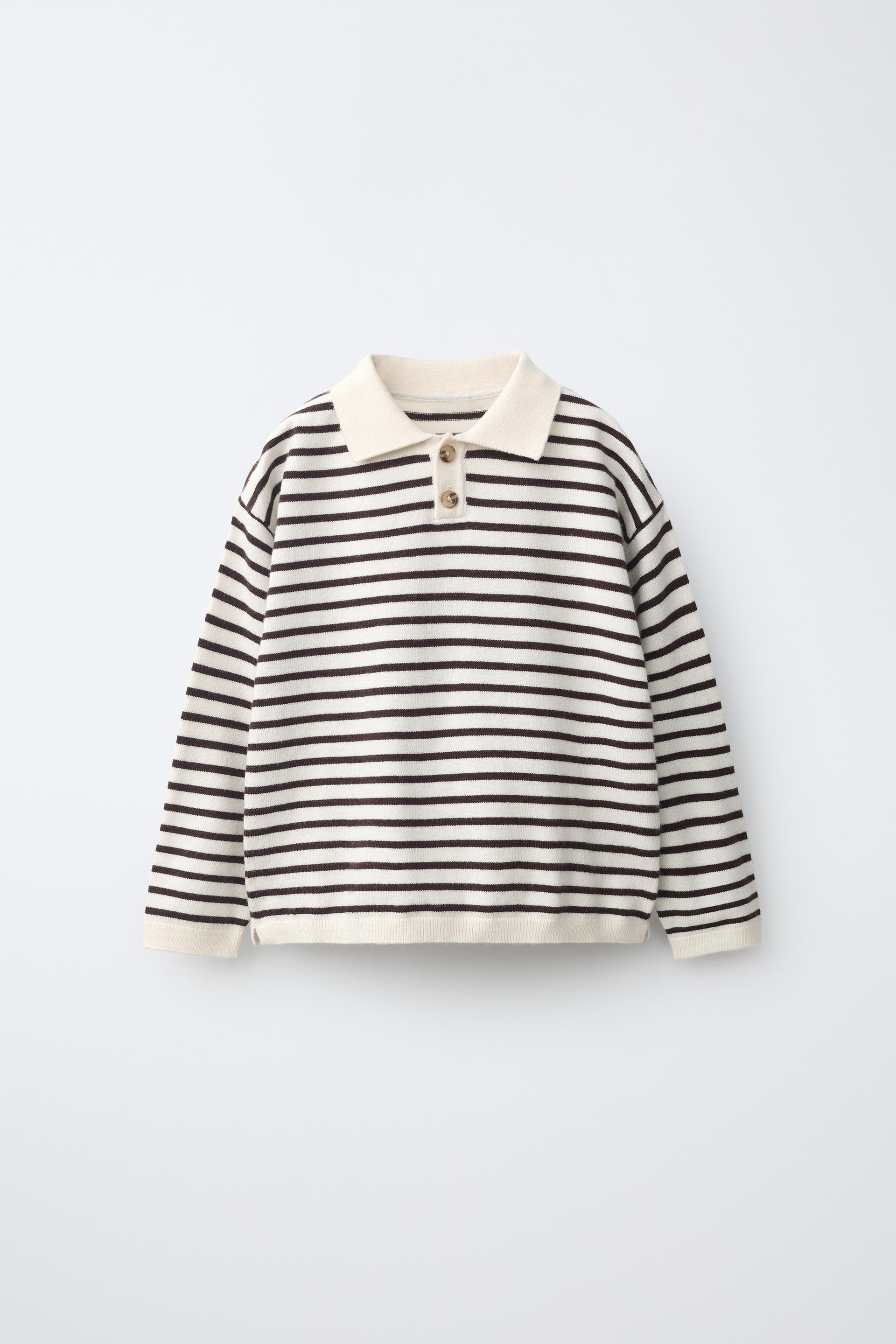 Zara - Solid Knit Polo - Dark Navy - 1½ Years (33,9 Inches) - Kids | Zara US
