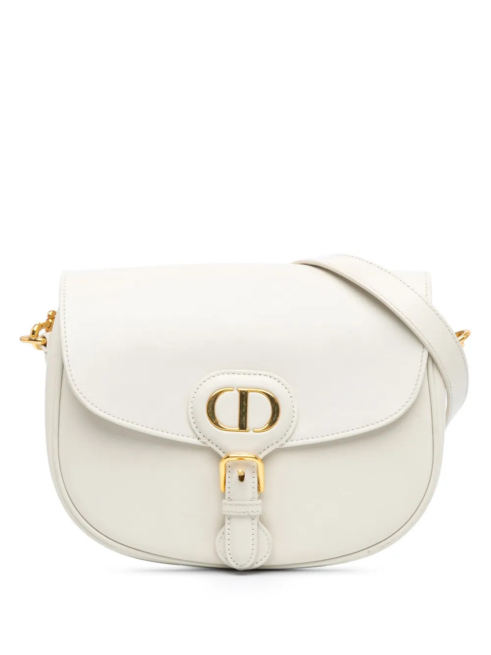 Christian Dior Pre-Owned 2022 Medium Leather Bobby crossbody bag - White | Farfetch Global