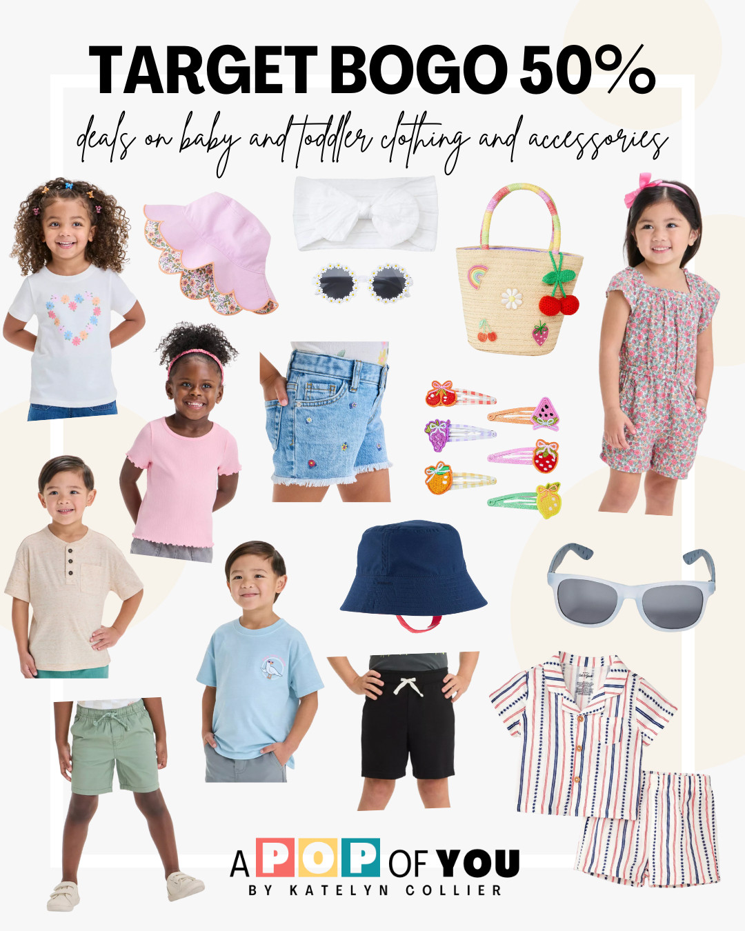 Shop Target kids and baby BOGO 50% off ✨
 

#LTKSaleAlert #LTKFamily #LTKKids