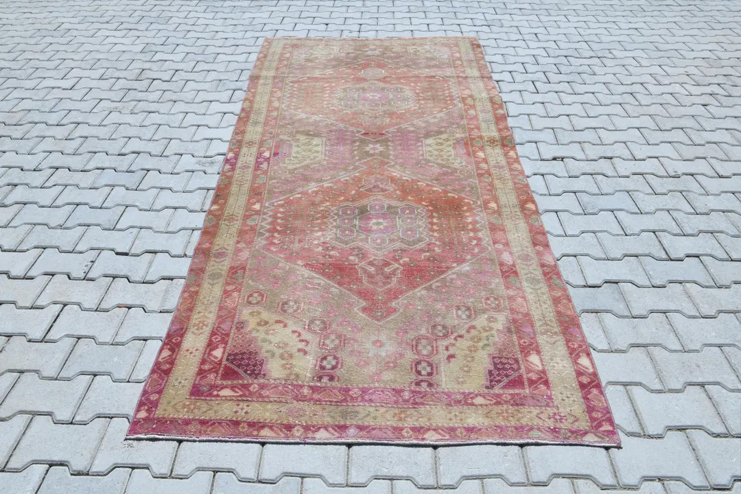 4x10 Rug, Hand Made Rug, Living Room Rug, Bed Room Rug, 4x10 Turkish Rug, Oriental Rug, 4x10 Vint... | Etsy (US)