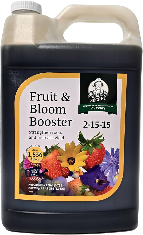 Farmer\u2019s Secret Fruit & Bloom Booster Fertilizer (128oz) - Super Concentrated - Boosts Flowe... | Amazon (US)