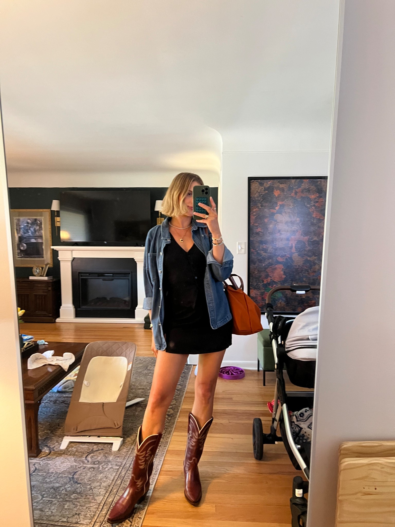 Mother’s Day fit!!! First time breaking in the new boots 

#LTKStyleTip #LTKFindsUnder100 #LTKSeasonal