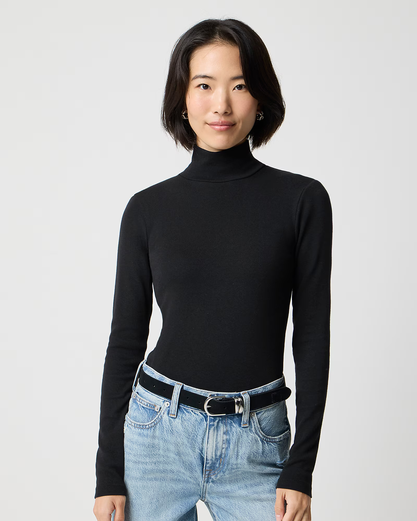 Long-sleeve everyday mockneck tee | J.Crew Factory