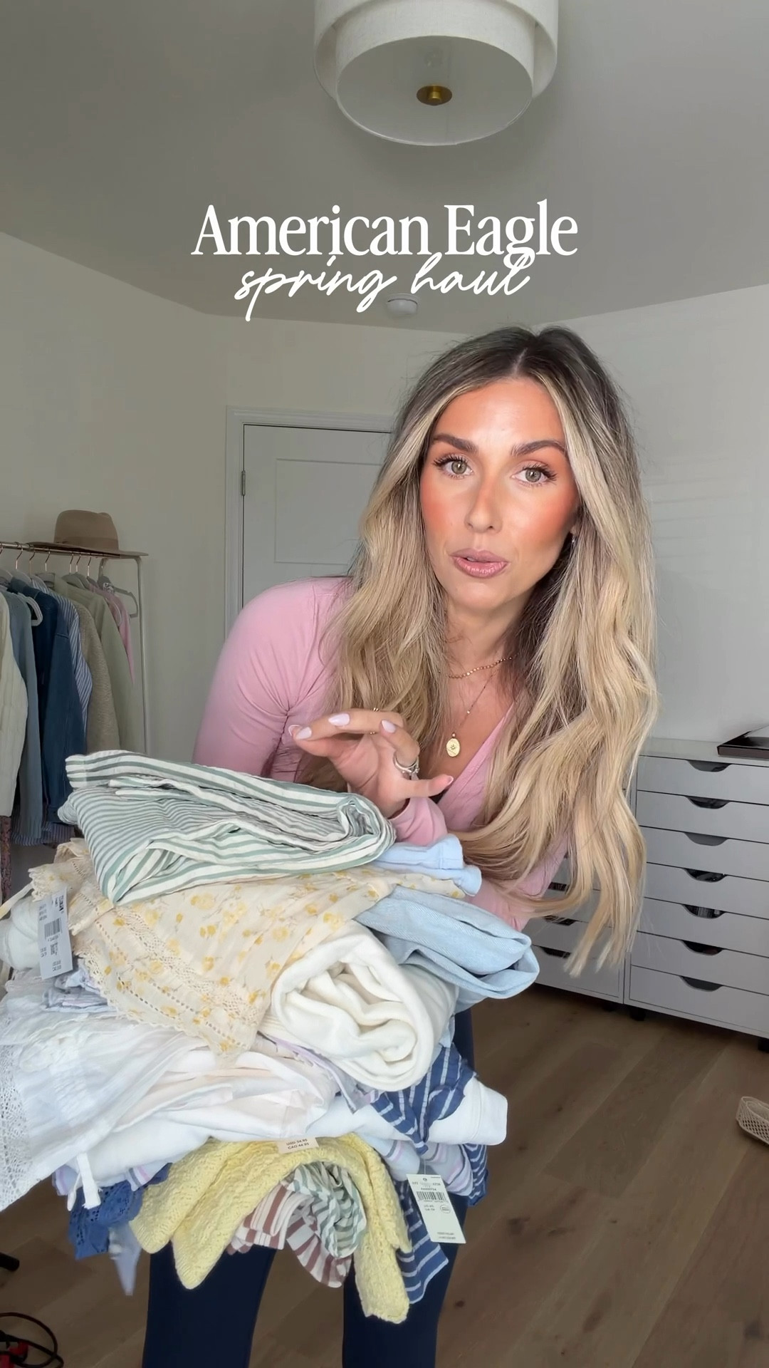 American Eagle spring haul 🤍 everything is on sale!!! 

#LTKSeasonal #LTKSaleAlert #LTKxAerie