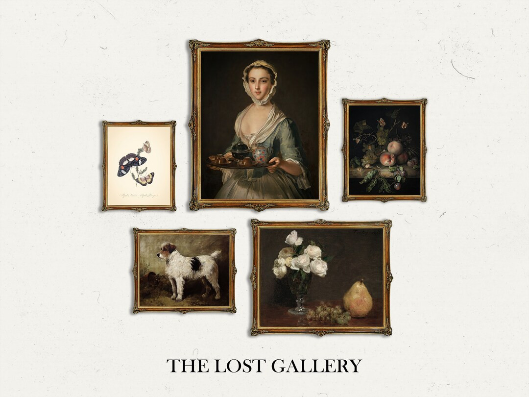 Spring Victorian Gallery Wall | Vintage Art | Digital Download - Etsy | Etsy (US)