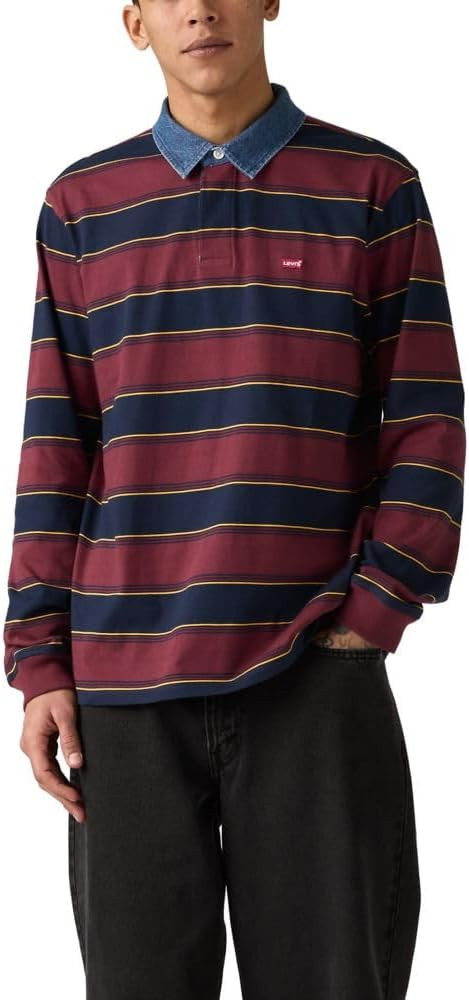 Levi's Men's Classic Long Sleeve Rugby Shirt | Amazon (US)