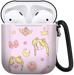 Sailor_Moon_AirPods Case, AirPods Case Cover Compatible with Apple AirPods 1st/2nd,Full Protectiv... | Amazon (US)