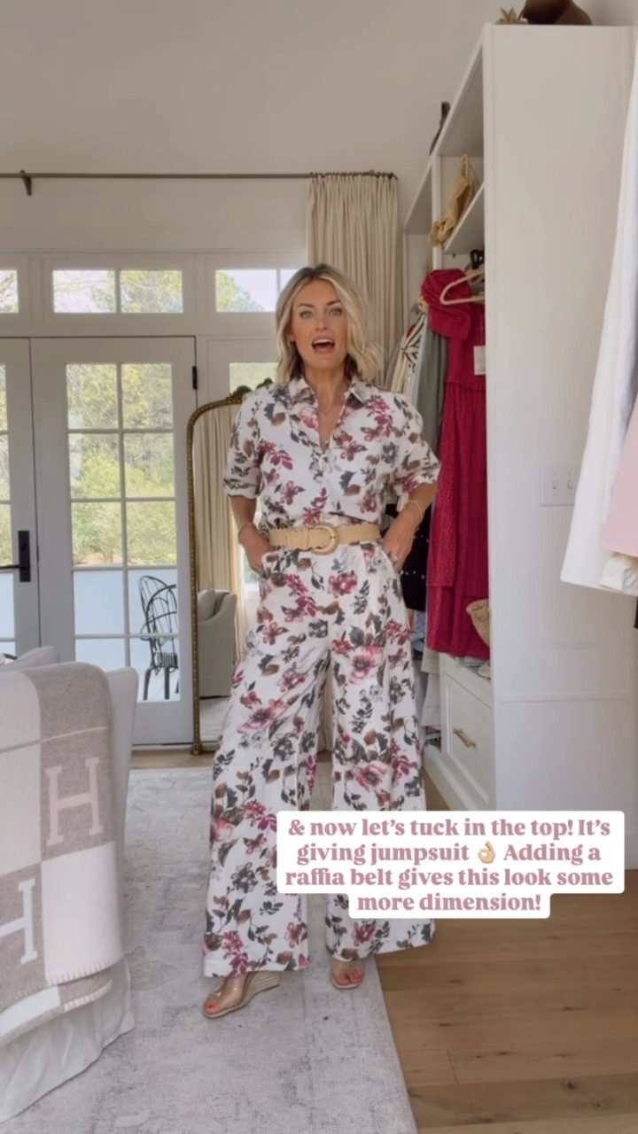 Adding a belt is such an easy way to elevate any look! I love how it pairs with this floral set! Wearing XS.

Loverly Grey, floral matching set, Cleobella, spring fashion, spring outfit ideas 

#LTKSeasonal #LTKootd