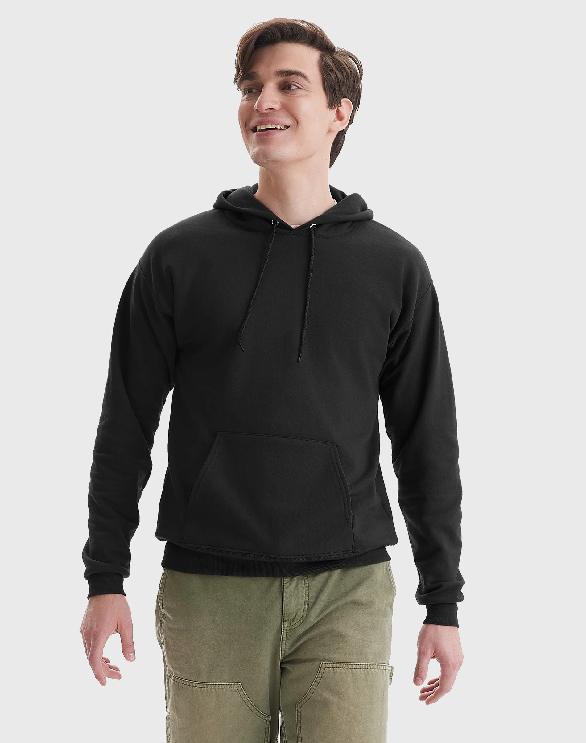 Hanes Men's & Big Men's EcoSmart Fleece Hoodie Sweatshirt, Sizes S-5XL | Walmart (US)