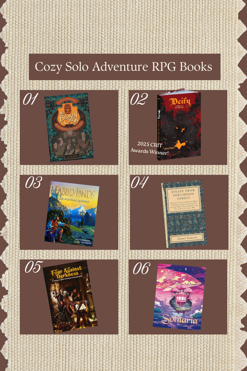 yes these do exist! solo rpg books like these are kinda like a mix between a fun adventure book and a well made role playing game 📖🎮 

 #LTKHome #LTKKids