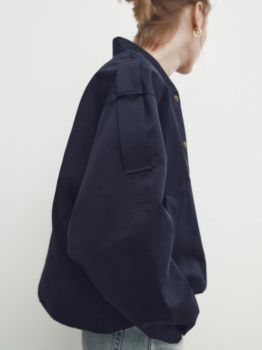 Bomber jacket with snap buttons | Massimo Dutti (US)