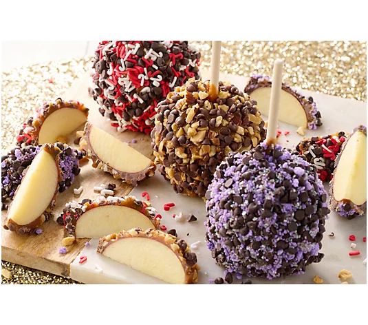 Mrs.Prindable's 9pc Pink Lady Nutcracker Caramel Apple Assortment - QVC.com | QVC