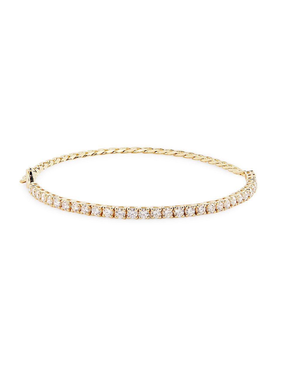 Women's 14K Yellow Gold & 1.49 TCW Diamond Tennis Bracelet - Yellow | Saks Fifth Avenue